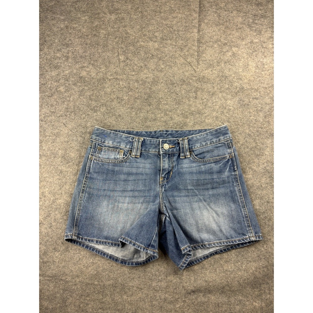 GAP Women's 4 (31x4) Bermuda Denim Shorts Mid Rise Blue Jeans Casual Summer Boho